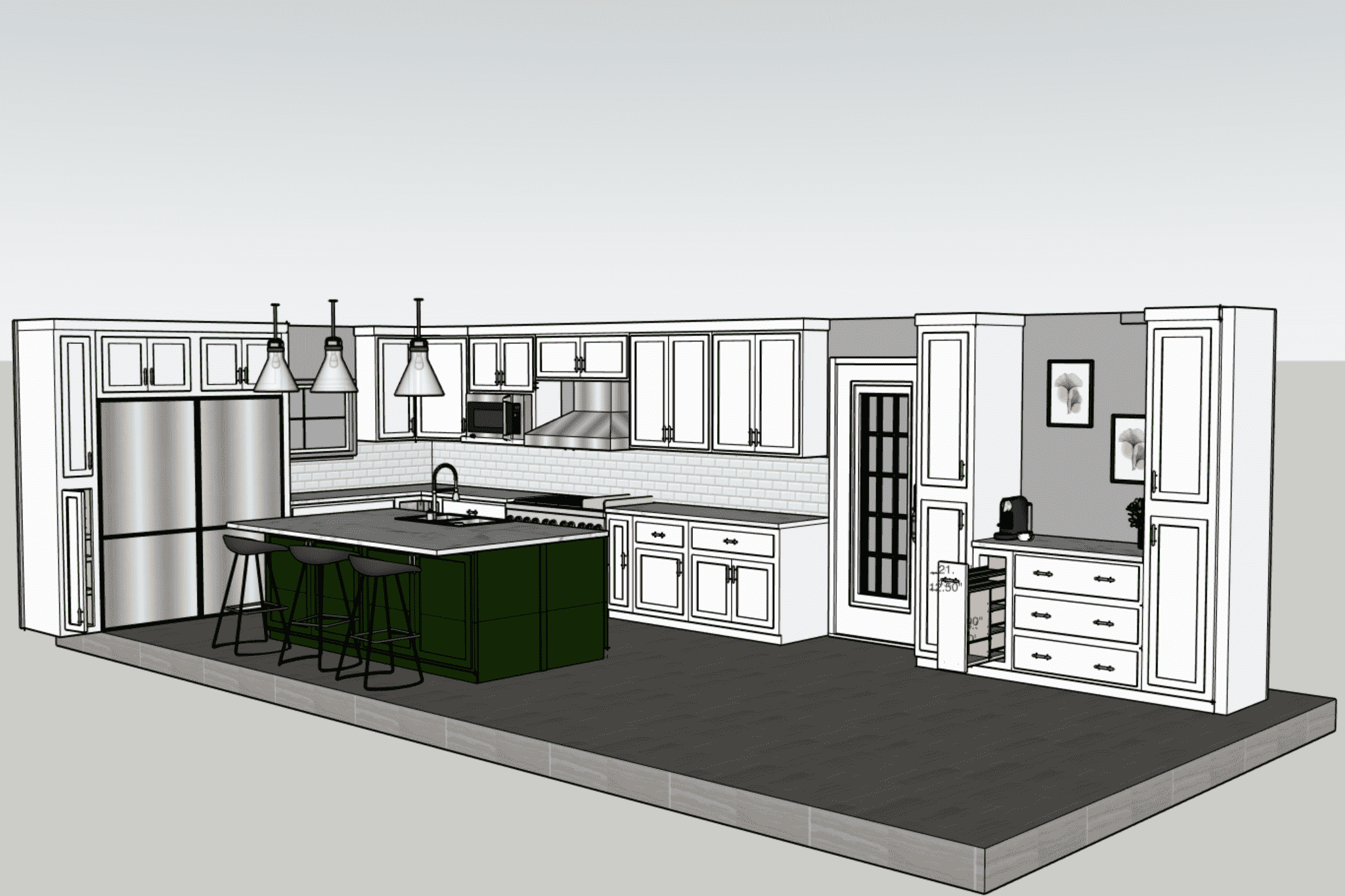 Design Services garge kitchen renovation design